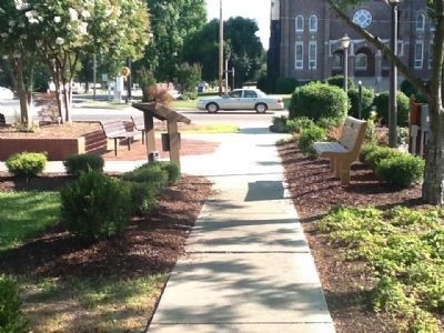 Laurinburg Marker (facing Church St) image. Click for full size.