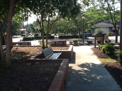 Laurinburg Marker (from Main St) image. Click for full size.