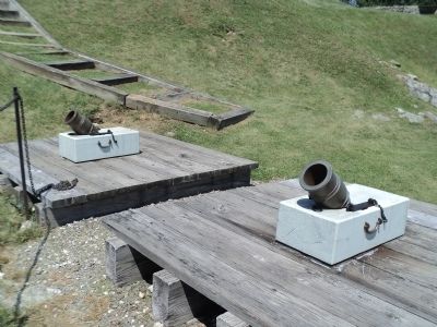 Fort Putnam Mortars image. Click for full size.