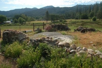 Wilson Ranch Granary Foundation image. Click for full size.