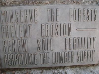 Marker located on the left side of the monument. Click for full size. Marker located on the left side of the monument image. Click for full size.