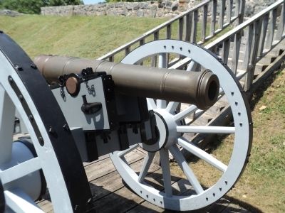 Bronze Field Gun in Fort Putnam image. Click for full size.
