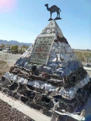 The Last Camp of Hi Jolly Marker & Monument image. Click for full size.