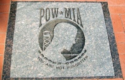 Celebration of Freedom Memorial POW-MIA image. Click for full size.