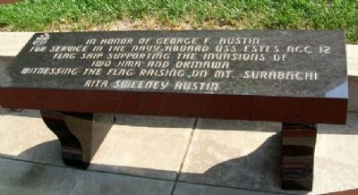 Celebration of Freedom Memorial Bench image. Click for full size.