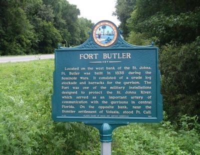 Fort Butler Marker image. Click for full size.
