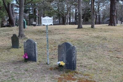 John Alden Burial image. Click for full size.