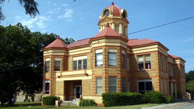 Kinney County Courthouse, front elevation facing James Street. Click for full size. Kinney County Courthouse, front elevation facing James Street image. Click for full size.