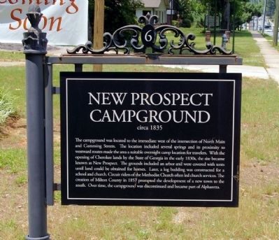 New Prospect Campground Marker image. Click for full size.