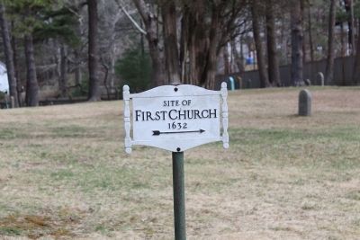 Site of First Church image. Click for full size.