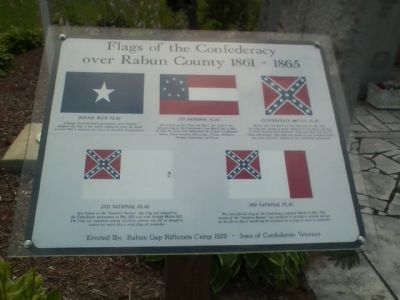 Rabun County War Memorial Marker image. Click for full size.