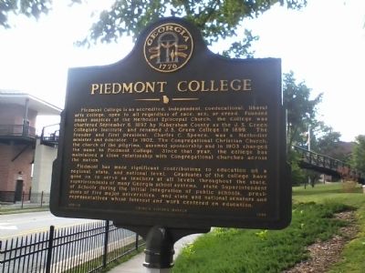 Piedmont College Marker image. Click for full size.