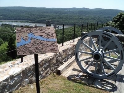 Marker in Fort Putman image. Click for full size.