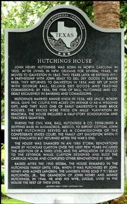 Hutchings House Marker image. Click for full size.