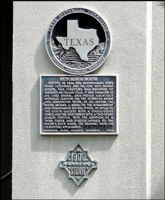 Hutchings House Marker image. Click for full size.