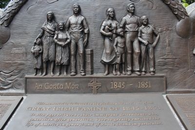 Rhode Island Irish Famine Memorial Marker image. Click for full size.