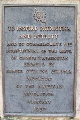 Bicentennial of the Birth of George Washington Marker image. Click for full size.