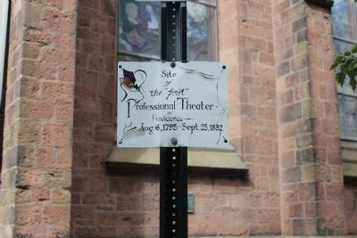 First Professional Theater Marker image. Click for full size.
