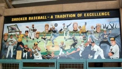 WSU Baseball Traditions Mural at Eck Stadium image. Click for full size.