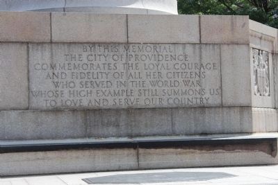 World War I Memorial Marker image. Click for full size.