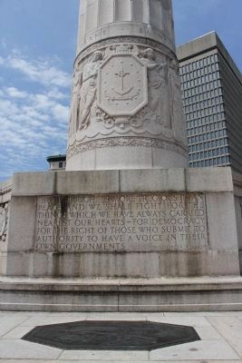 World War I Memorial Marker. Click for full size. World War I Memorial Marker image. Click for full size.