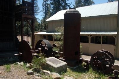 Cleve O’Rourke Memorial Stampmill and Marker. Click for full size. Cleve O’Rourke Memorial Stampmill and Marker image. Click for full size.