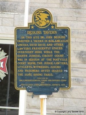 Deskins Tavern Marker image. Click for full size.