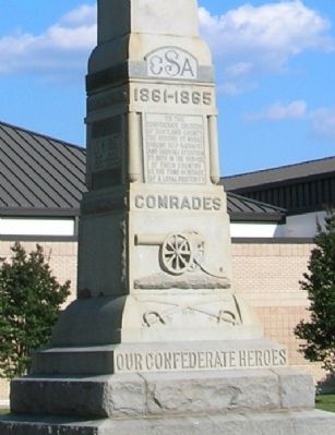 Our Confederate Heroes Marker image. Click for full size.