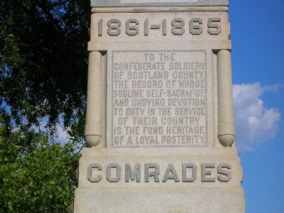Our Confederate Heroes Marker (front) image. Click for full size.