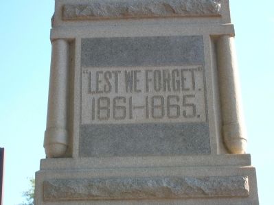 Our Confederate Heroes Marker (left) image. Click for full size.