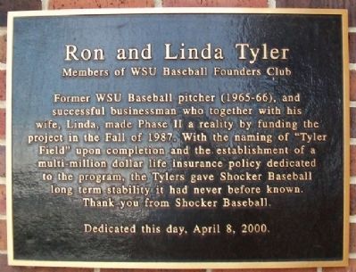 Ron and Linda Tyler Marker image. Click for full size.