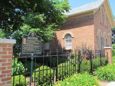 Curly's Birthplace Home and Marker image. Click for full size.