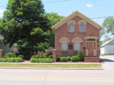 Curly's Birthplace Home and Marker image. Click for full size.