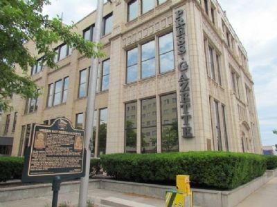 Green Bay Press-Gazette Building and Marker image. Click for full size.