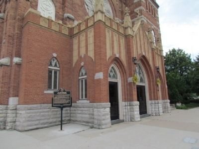 St. Willebrord Catholic Church and Marker. Click for full size. St. Willebrord Catholic Church and Marker image. Click for full size.