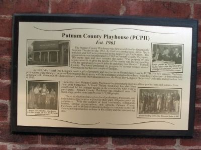 Putnam County Playhouse (PCPH) Marker image. Click for full size.