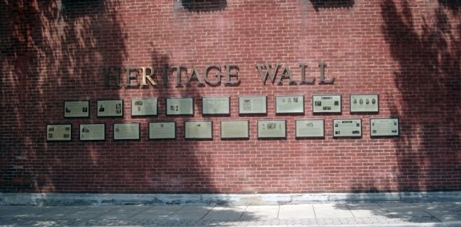 "Heritage Wall". Click for full size. "Heritage Wall" image. Click for full size.