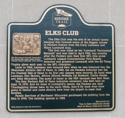 Elks Club Marker. Click for full size. Elks Club Marker image. Click for full size.