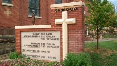 St. Anthony of Padua Roman Catholic Church Sign. Click for full size. St. Anthony of Padua Roman Catholic Church Sign image. Click for full size.