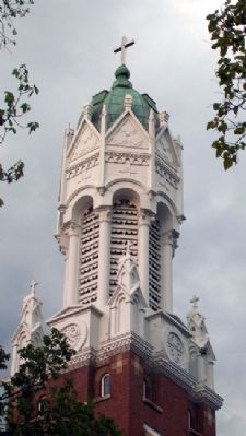 St. Anthony of Padua Roman Catholic Church Steeple. Click for full size. St. Anthony of Padua Roman Catholic Church Steeple image. Click for full size.