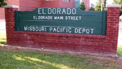 Missouri Pacific Depot Sign image. Click for full size.
