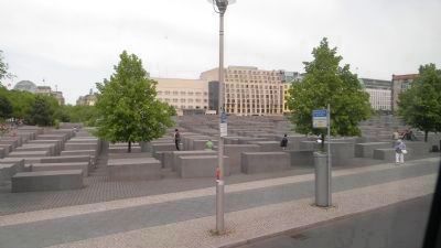Memorial to the Murdered Jews of Europe, inaugurated May 10, 2005. Click for full size. Memorial to the Murdered Jews of Europe, inaugurated May 10, 2005 image. Click for full size.