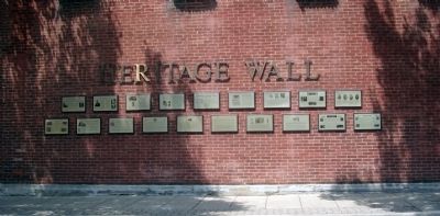 "Heritage Wall". Click for full size. "Heritage Wall" image. Click for full size.