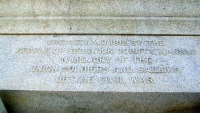 Civil War Soldiers and Sailors Memorial Dedication image. Click for full size.