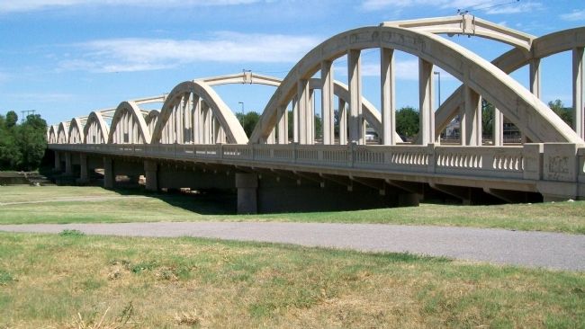 John Mack Bridge Over Arkansas River. Click for full size. John Mack Bridge Over Arkansas River image. Click for full size.