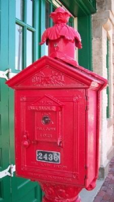 Fire Call Box at Engine House #6. Click for full size. Fire Call Box at Engine House #6 image. Click for full size.