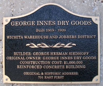 George Innes Dry Goods Marker image. Click for full size.