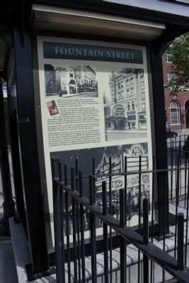 Fountain Street Marker image. Click for full size.