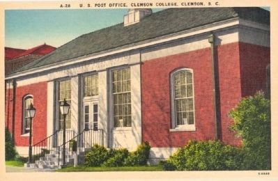Mell Hall<br>Former U.S. Post Office<br>Historic Postcard. Click for full size. Mell Hall<br>Former U.S. Post Office<br>Historic Postcard image. Click for full size.