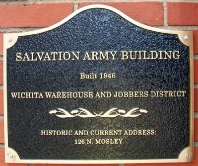 Salvation Army Building Marker. Click for full size. Salvation Army Building Marker image. Click for full size.